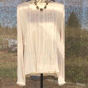 Soft and Delicate creamy, peachy blouse